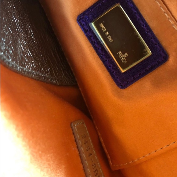 FENDI BORDERLINE OMBRÉ CLUTCH-LIKE NEW w/box. - Picture 8 of 8